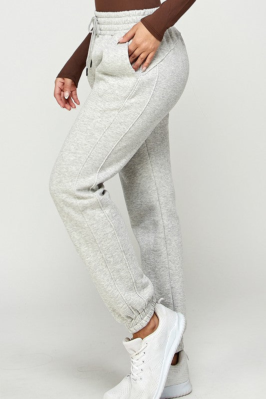 Get Comfy Thermal Joggers (Heather Grey)