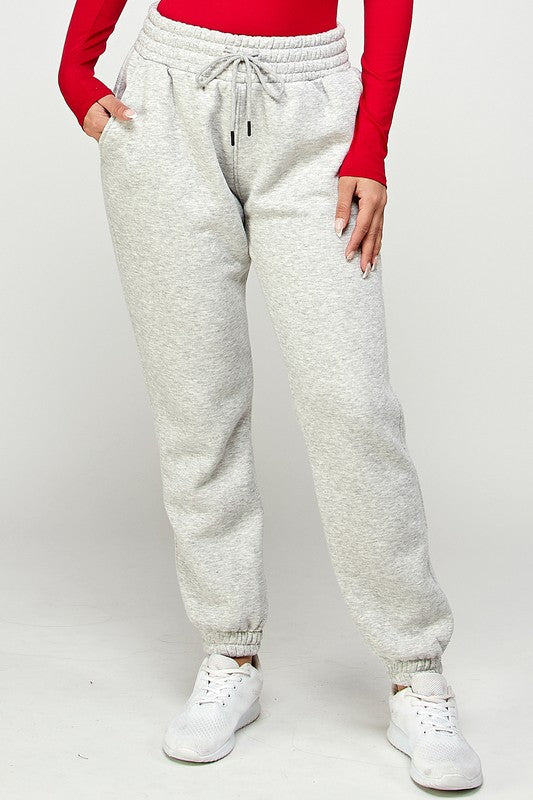 Get Comfy Thermal Joggers (Heather Grey)