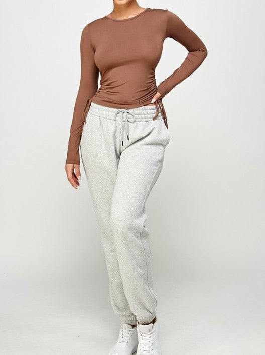 Get Comfy Thermal Joggers (Heather Grey)