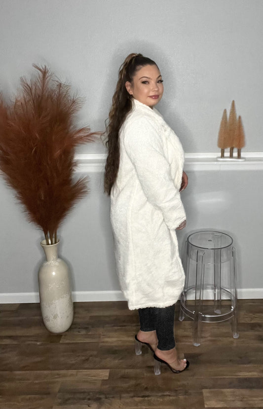 White Teddy Coat